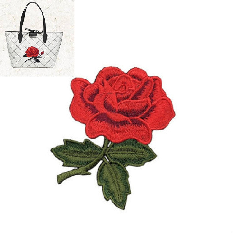 Rose Series Embroidery Stickers DIY Dress Cheongsam Patch Stickers