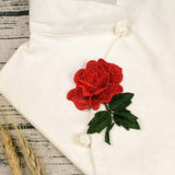 Rose Series Embroidery Stickers DIY Dress Cheongsam Patch Stickers