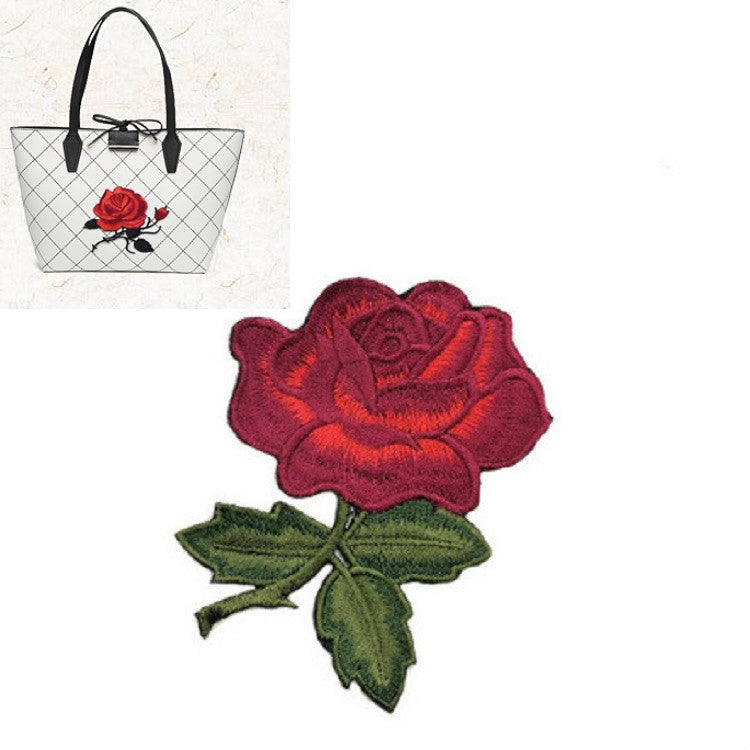 Rose Series Embroidery Stickers DIY Dress Cheongsam Patch Stickers