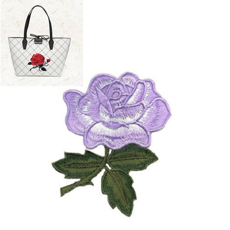 Rose Series Embroidery Stickers DIY Dress Cheongsam Patch Stickers