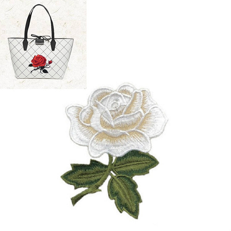 Rose Series Embroidery Stickers DIY Dress Cheongsam Patch Stickers