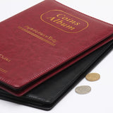 PU Leather Russian Cover 150 Coins Collection Album Holder Book