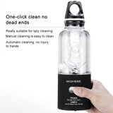 Multifunctional Juicer Rotatory Extractor Cup Portable USB Charge Juicer Blender with 6 Blades, Black, Pink, Blue