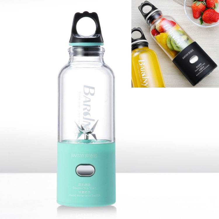 Multifunctional Juicer Rotatory Extractor Cup Portable USB Charge Juicer Blender with 6 Blades, Black, Pink, Blue