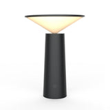 Simple and Warm Bedroom Creative Home Hotel Study Bedside Lamp, Black, White