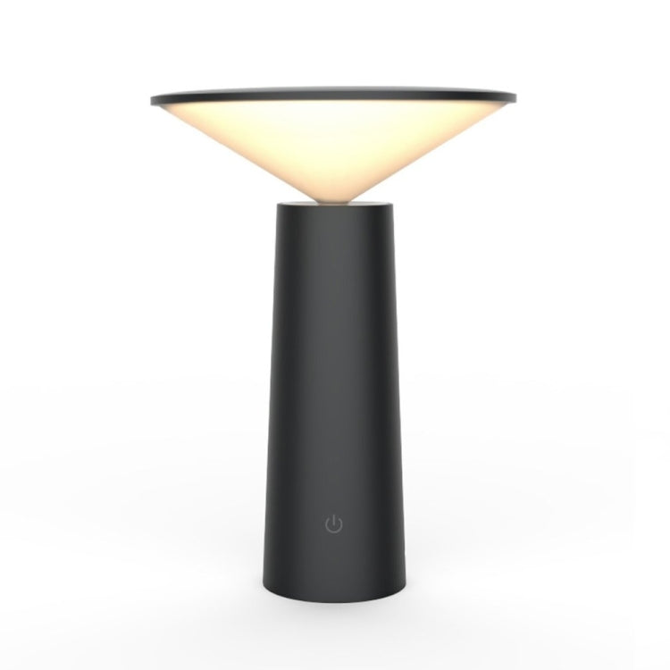 Simple and Warm Bedroom Creative Home Hotel Study Bedside Lamp, Black, White