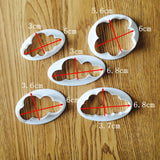 10 PCS Cake Mold Cloud Fondant Cake Decoration Printing Die Cutting Mold, Cloud Shape