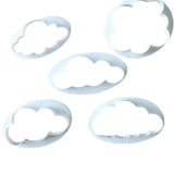 10 PCS Cake Mold Cloud Fondant Cake Decoration Printing Die Cutting Mold, Cloud Shape