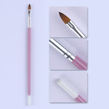 7pcs /Set Nail Painting Stretcher Brush Sculpting And Sharpening Pen Manicure Tool