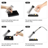 60W Adjustable Temperature Electric Iron Set With Multimeter, US Plug, EU Plug