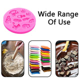 2 PCS Baby Hand Foot Shape DIY Mold Fondant Silicone Cake Chocolate Mold Baking Tool, Foot Shape