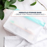 2 Sets PEVA Food Bags Reuse Three-dimensional Thickened Storage Sealed Fresh-keeping Bags, Random Color Delivery, Sealed Fresh-keeping Bags