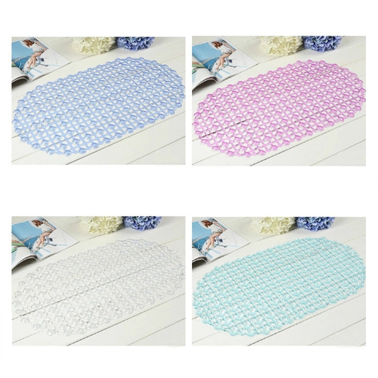 Waterdrop Bathroom Mat with Suction Cup Massage Foot Mat Bathtub Anti-slip Mat