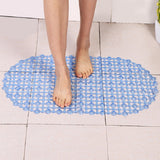 Waterdrop Bathroom Mat with Suction Cup Massage Foot Mat Bathtub Anti-slip Mat