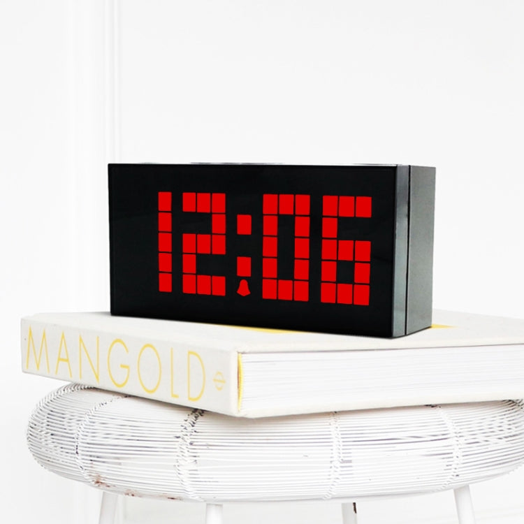 Digital Electronic Alarm Clock Creative LED Desk Clock US Plug, 4 Digits 7 Segments, 4 Digits 5 Segments, 6 Digits 5 Segments