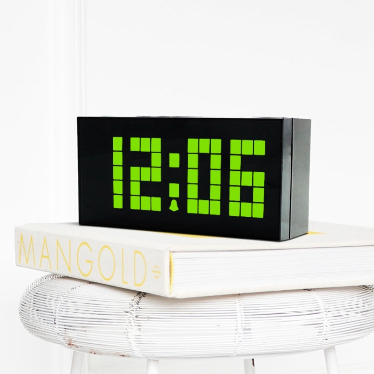 Digital Electronic Alarm Clock Creative LED Desk Clock US Plug, 4 Digits 7 Segments, 4 Digits 5 Segments, 6 Digits 5 Segments