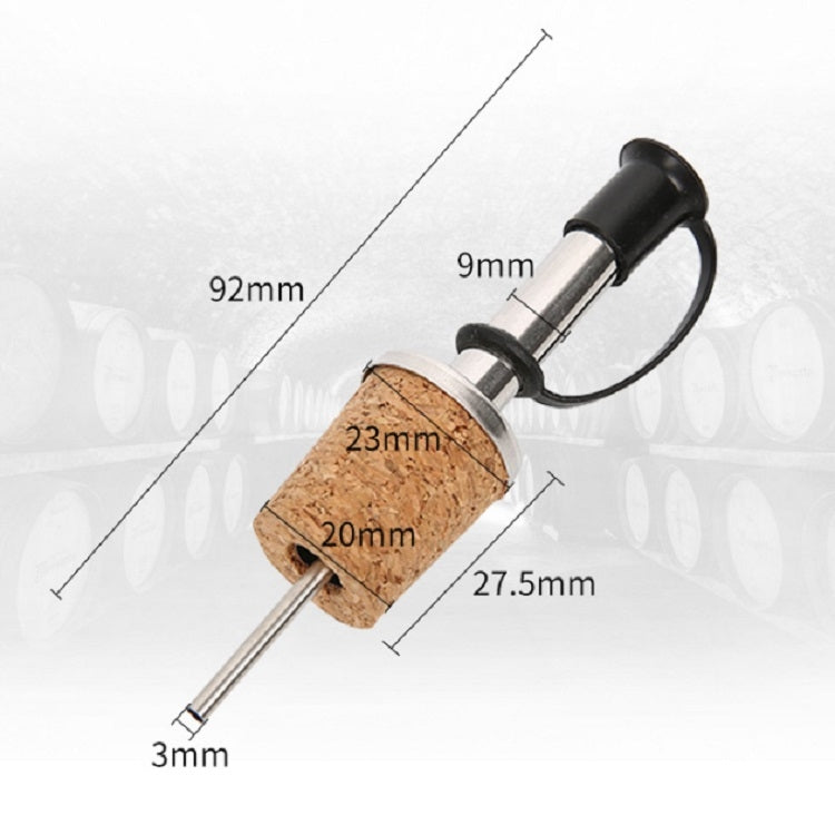 20 PCS Cork Wine Stopper Stainless Steel Pourer Wine Diversion Spout Dispenser, Wine Diversion Spout Dispenser
