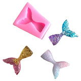 10 PCS Fondant Mermaid Fishtail Silicone Mold Baking Tools Chocolate Cake Decorating Mold, Fishtail Shape Fishtail Shape