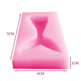 10 PCS Fondant Mermaid Fishtail Silicone Mold Baking Tools Chocolate Cake Decorating Mold, Fishtail Shape