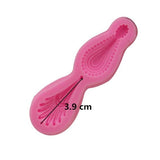 2 PCS Gemstone Pendant Silicone Mold Fondant Chocolate Mold DIY Baking Cake Decorating Edge Tool, Gemstone Pendant Shape