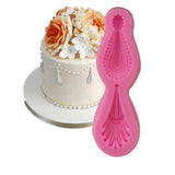 2 PCS Gemstone Pendant Silicone Mold Fondant Chocolate Mold DIY Baking Cake Decorating Edge Tool, Gemstone Pendant Shape