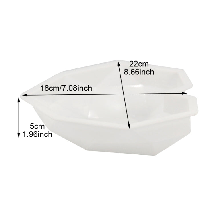 3 PCS Diamond Love DIY Cake Silicone Mold Sponge Baking Tool Chiffon Mousse Dessert Mold, Diamond Love Shape