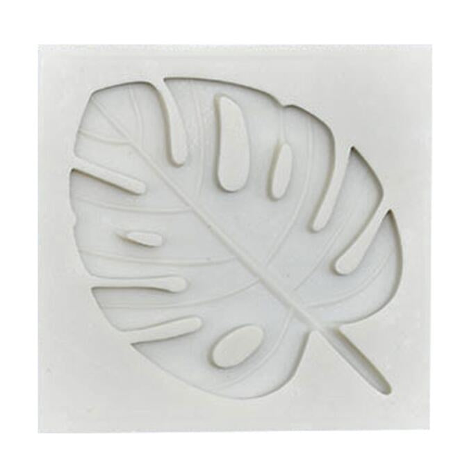 2 PCS DIY Tree Leaf Fondant Mould Chocolate Cake Decorating Mould, Tree Leaf Shape(Pink), Tree Leaf Shape(Gray) Tree Leaf Shape(Gray) Gray