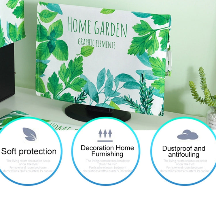 3 in 1 Simple Desktop Computer PC Dust Cover, 20-22 inch, 23-24 inch, 25-27 inch