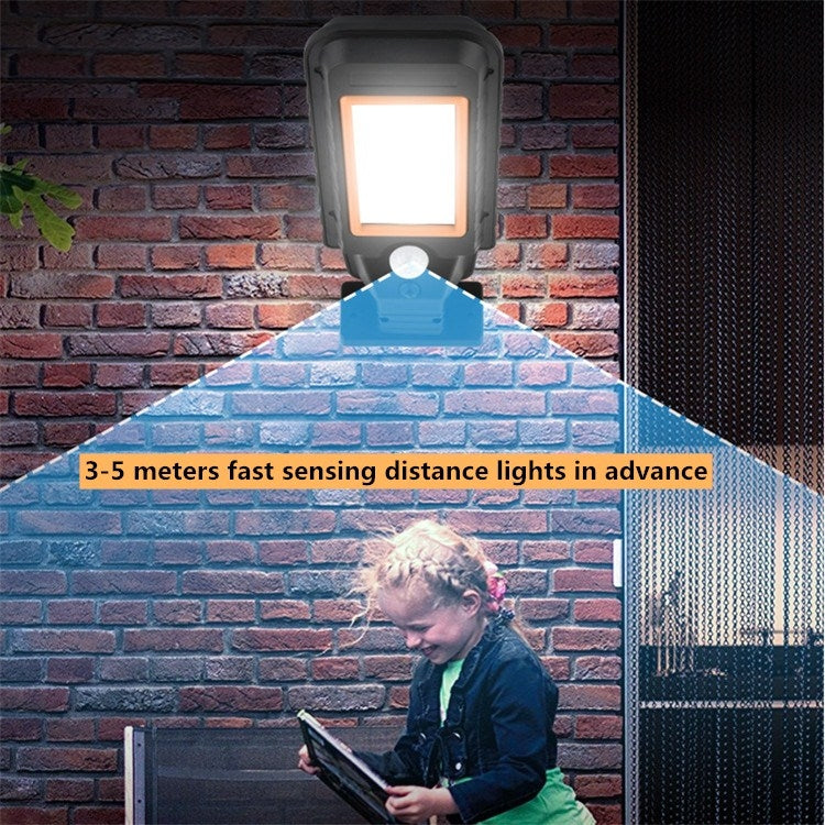 Solar Lamp Body Induction Wall Lamp LED Outdoor Waterproof Lighting Street Lamp, 128 COB