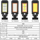 Solar Lamp Body Induction Wall Lamp LED Outdoor Waterproof Lighting Street Lamp, 128 COB