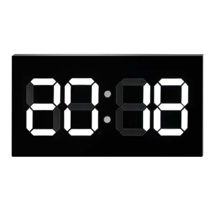 Creative Wall Clock Alarm Clock Simple Remote Control Perpetual Calendar Electronic Clock US Plug, Single-sided Remote Control