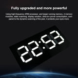 Creative Wall Clock Alarm Clock Simple Remote Control Perpetual Calendar Electronic Clock US Plug, Single-sided Remote Control