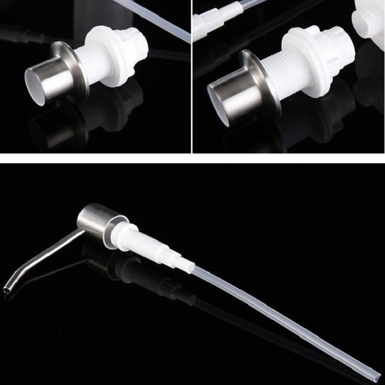 Stainless Steel Sink Soap Dispenser Sishwashing Liquid Hand Soap Bottle, Sink Soap Dispenser Bottle