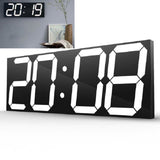 Wall Sticker LED Wall Clock Decorative Clock Creative Acrylic Mirror Clock US Plug, Remote Version Sealed Box Remote Version Sealed Box White Font