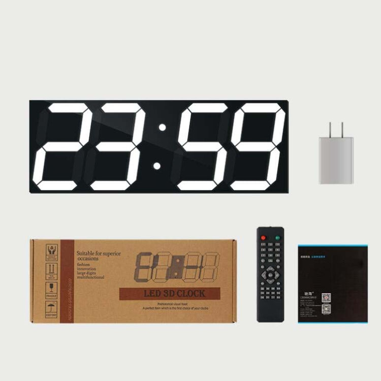 Wall Sticker LED Wall Clock Decorative Clock Creative Acrylic Mirror Clock US Plug, Remote Version Sealed Box