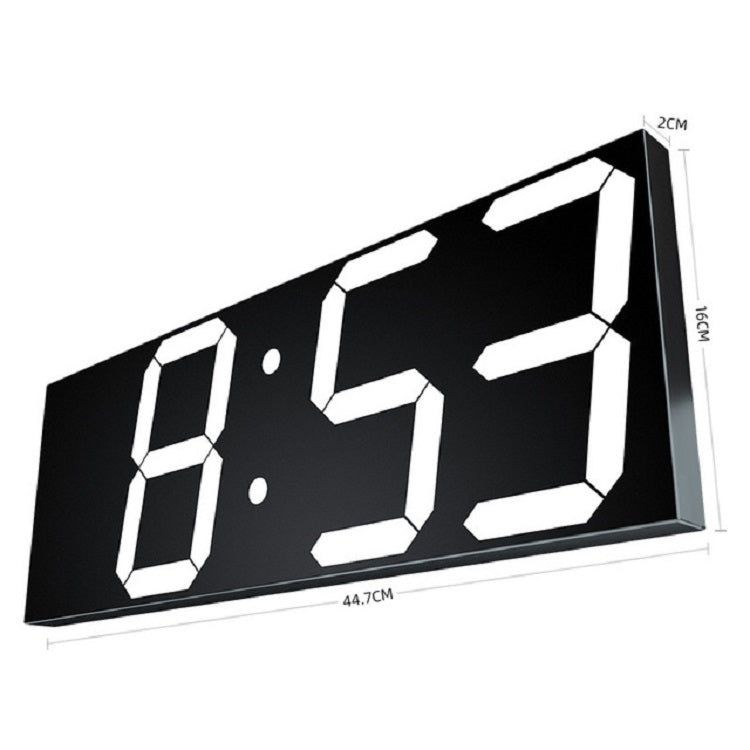 Wall Sticker LED Wall Clock Decorative Clock Creative Acrylic Mirror Clock US Plug, Remote Version Sealed Box