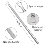 3 PCS Stainless Steel Nail Tool Steel Push and Remove Nail Polish Glue Phototherapy Glue Unloading Knife
