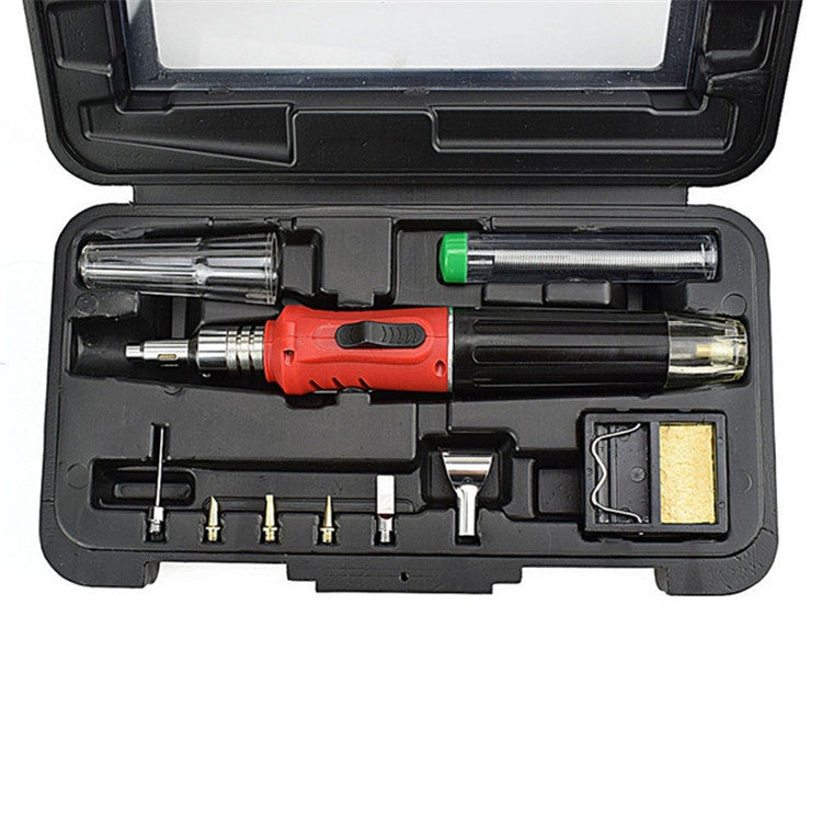 HS-1115K 10-in-1 Multifunctional Gas Soldering Iron Tool Set