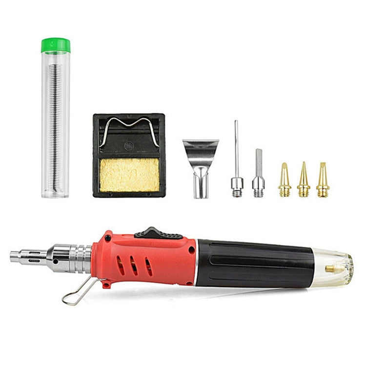 HS-1115K 10-in-1 Multifunctional Gas Soldering Iron Tool Set
