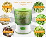 Intelligent Bean Sprouts Maker Household Upgrade Large Capacity Thermostat Green Seeds Growing Automatic Sprout Machine, Intelligent Bean Sprouts Maker