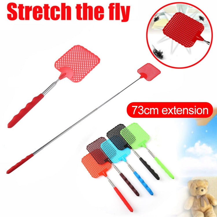 Creative Retractable Plastic Fly Swatter Summer Supplies Mosquito Swatter