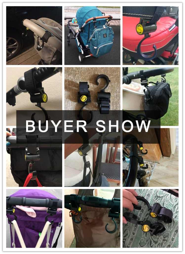 2 PCS/LOT Baby Stroller Accessories Hook Multifunction Baby Stroller Black Plastic Hook, Plastic Hook(Pink), Plastic Hook(Yellow)