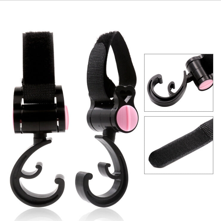 2 PCS/LOT Baby Stroller Accessories Hook Multifunction Baby Stroller Black Plastic Hook, Plastic Hook(Pink), Plastic Hook(Yellow)