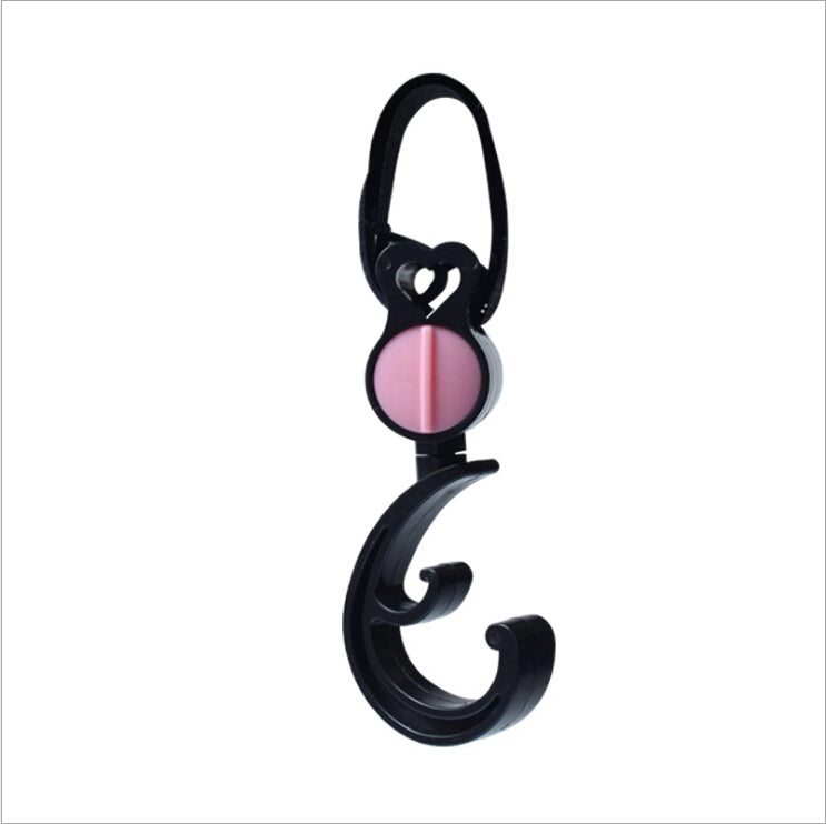2 PCS/LOT Baby Stroller Accessories Hook Multifunction Baby Stroller Black Plastic Hook, Plastic Hook(Pink), Plastic Hook(Yellow)
