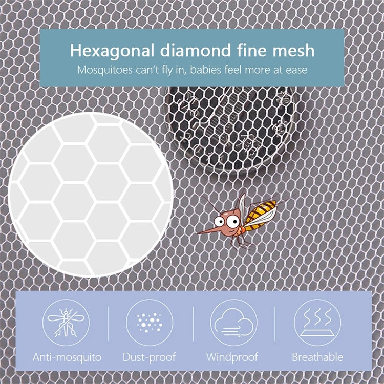 3 PCS 150cm Baby Pushchair Mosquito Insect Shield Net Safe Infants Protection Mesh Stroller Accessories Mosquito Net