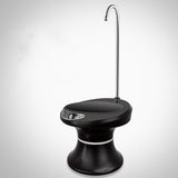 Tray Bucket Water Pump USB Rechargeable Wireless Electric Mineral Water Bucket Automatic Water Dispenser, Black, White