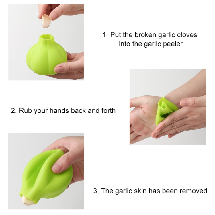 10 PCS Garlic Peeler Silicone Peeler Creative Kitchen Tool, Garlic Peeler