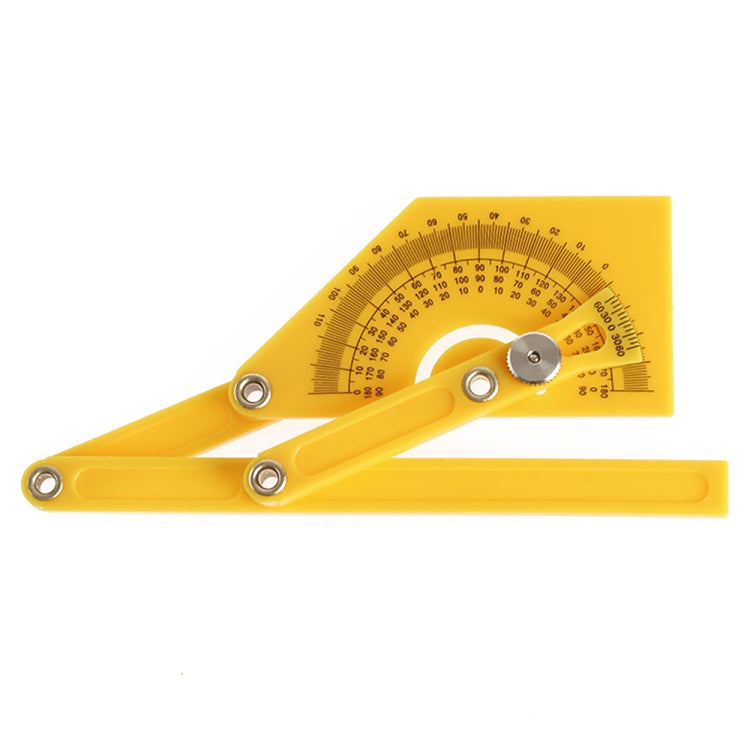 Template Tool Protractor Instrument Measuring Arm Ruler 180 Degree Woodworking Ruler, 180 Degree Ruler 180 Degree Ruler