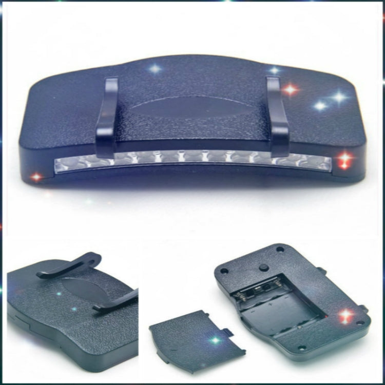 11 LED Clip On Cap light White Flashlight Camping Clip-On Cap/Hat Light Lamp Cycling Hiking Camping Cap Light Default Title