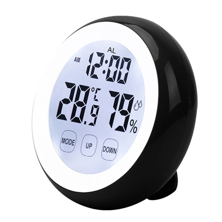 High Precision Indoor Electronic Thermometer Black